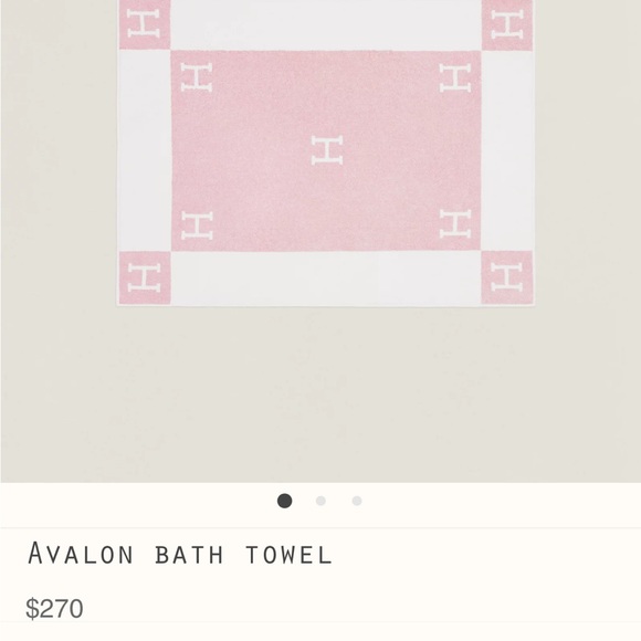 Hermes bath towel